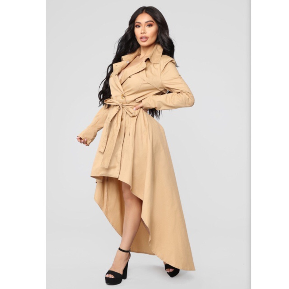Long Brown Trenchcoat